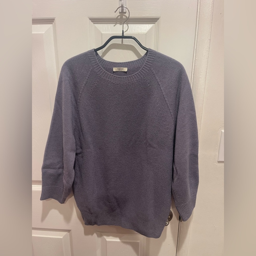 Peserico Women's Purple Crewneck Sweater